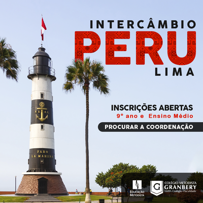 Abertas as inscrições para o Intercâmbio no Peru 2020
