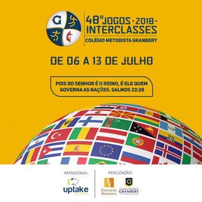 Jogos Interclasses 2018 serão realizados entre os dias 06 e 13 de julho